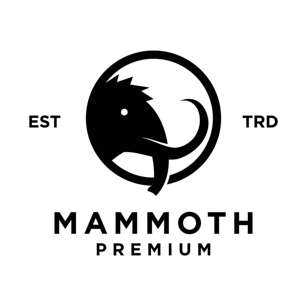 mamut logo icono diseño icono ilustración vector