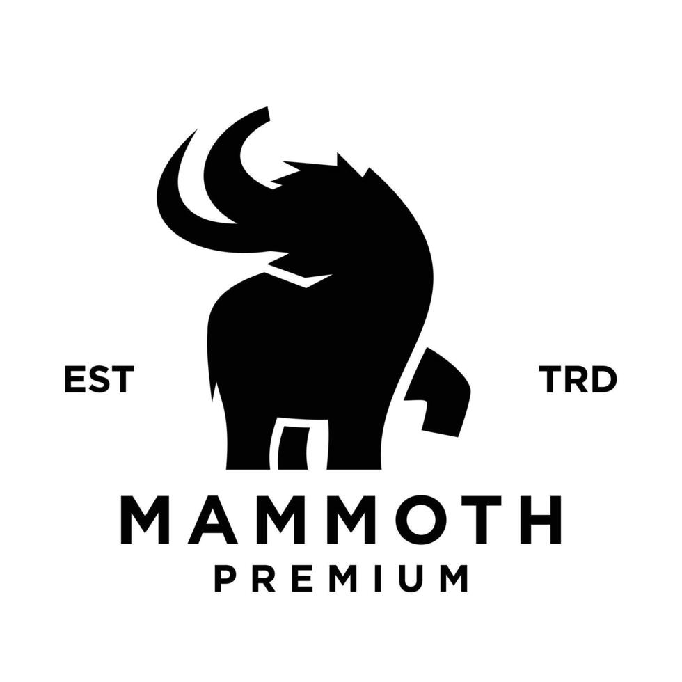 mamut logo icono diseño icono ilustración vector