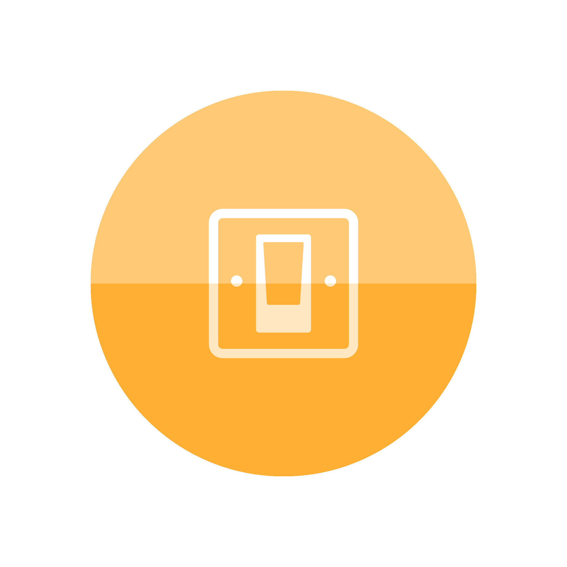 Electric switch icon in flat color circle style. 38055158 Vector Art at