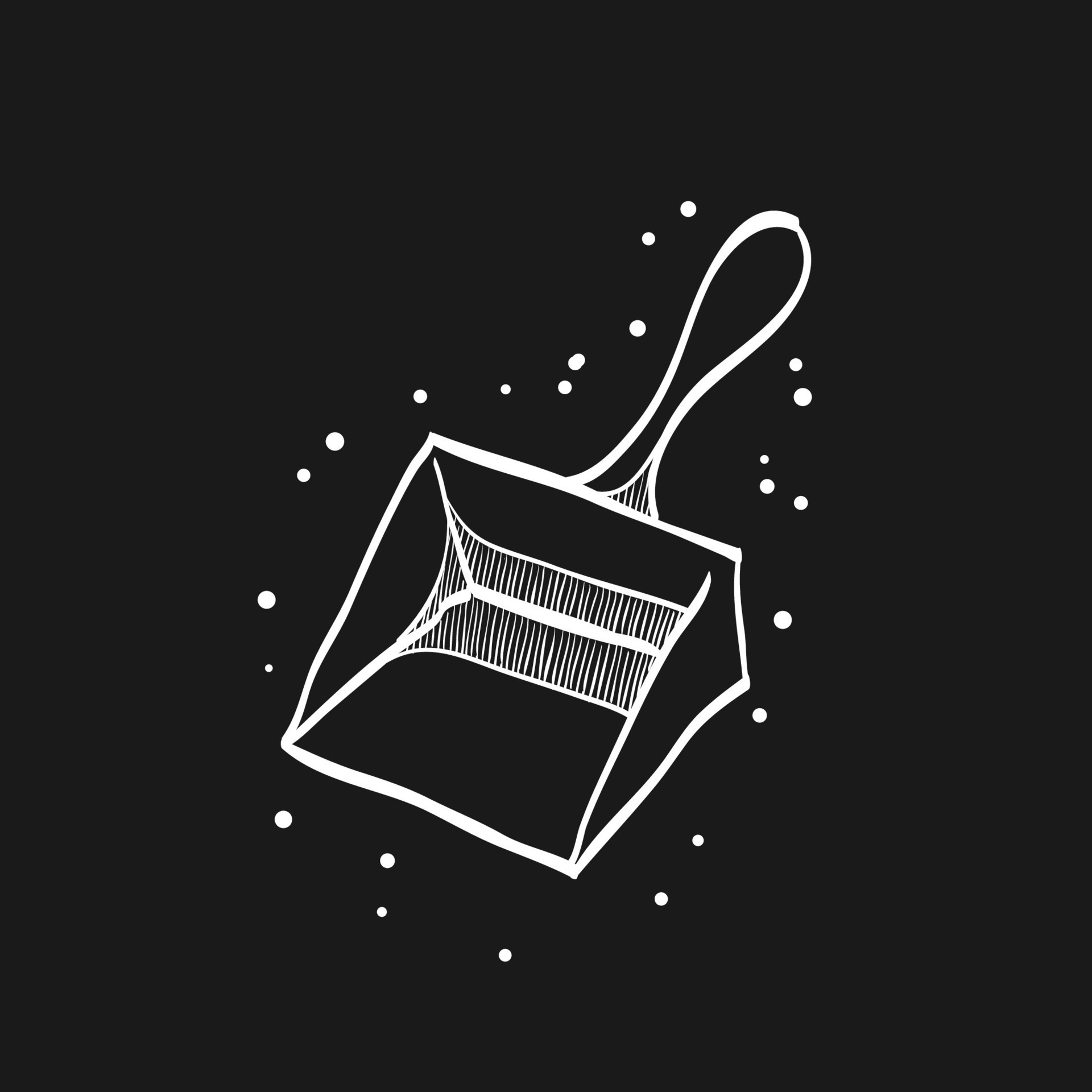Dustpan doodle sketch illustration 38055176 Vector Art at Vecteezy