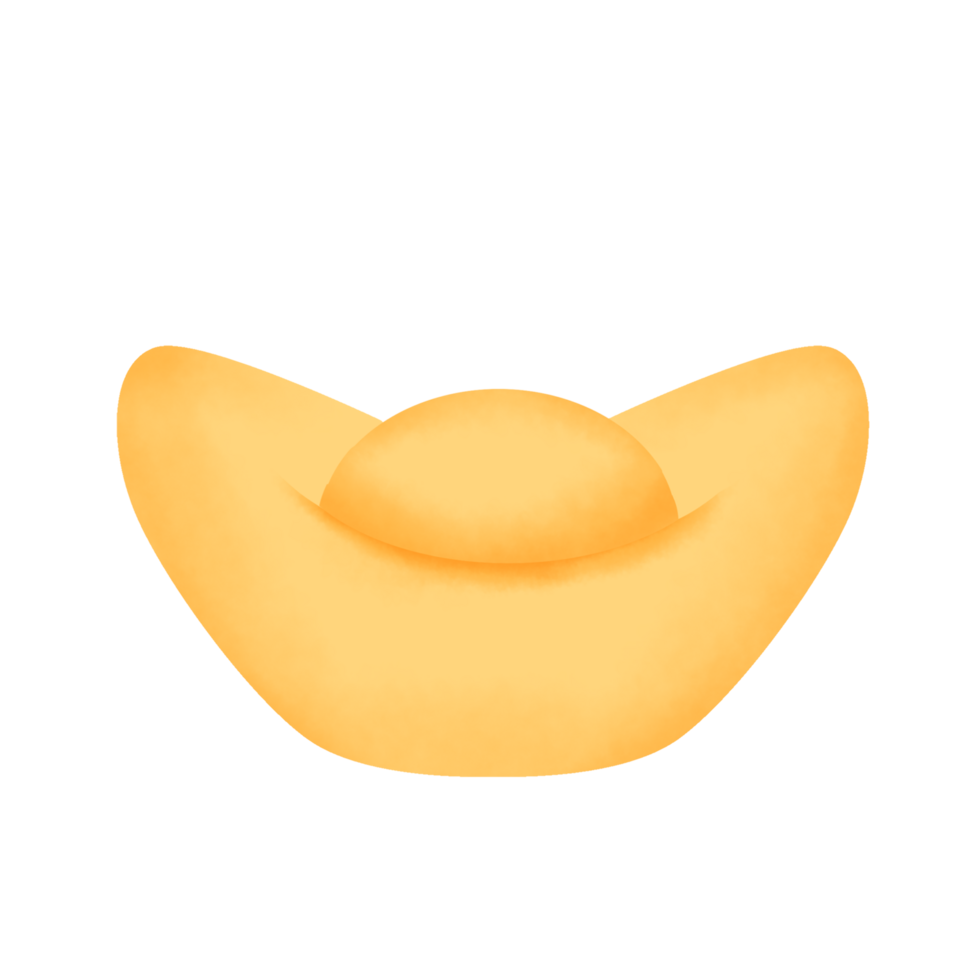Gold Ingot Chinese New Year png