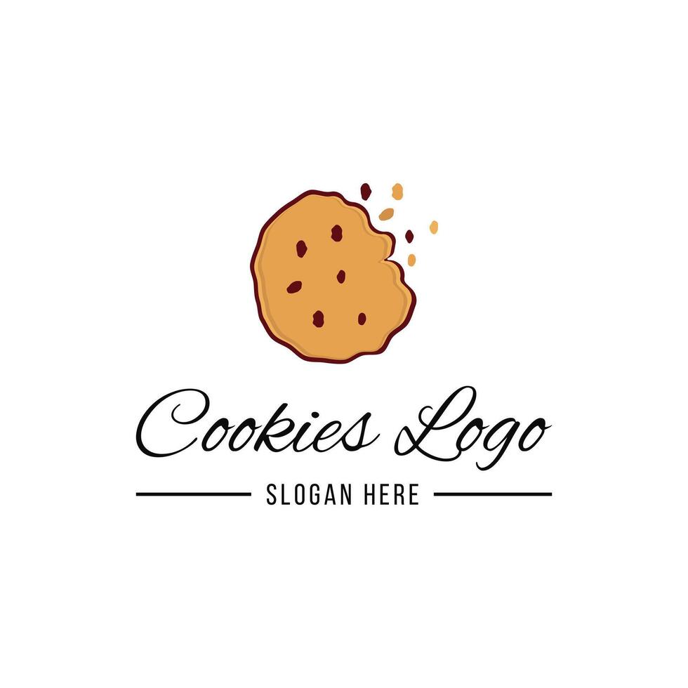 galletas logo diseño concepto idea vector