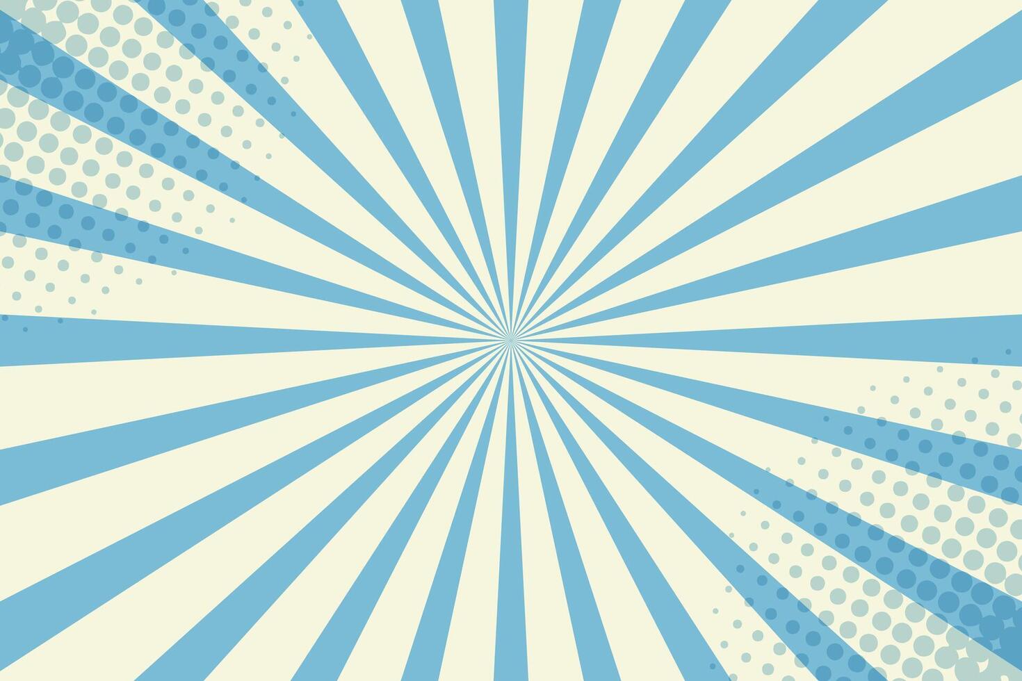 vintage retro sunburst abstract background halftone with rays vector