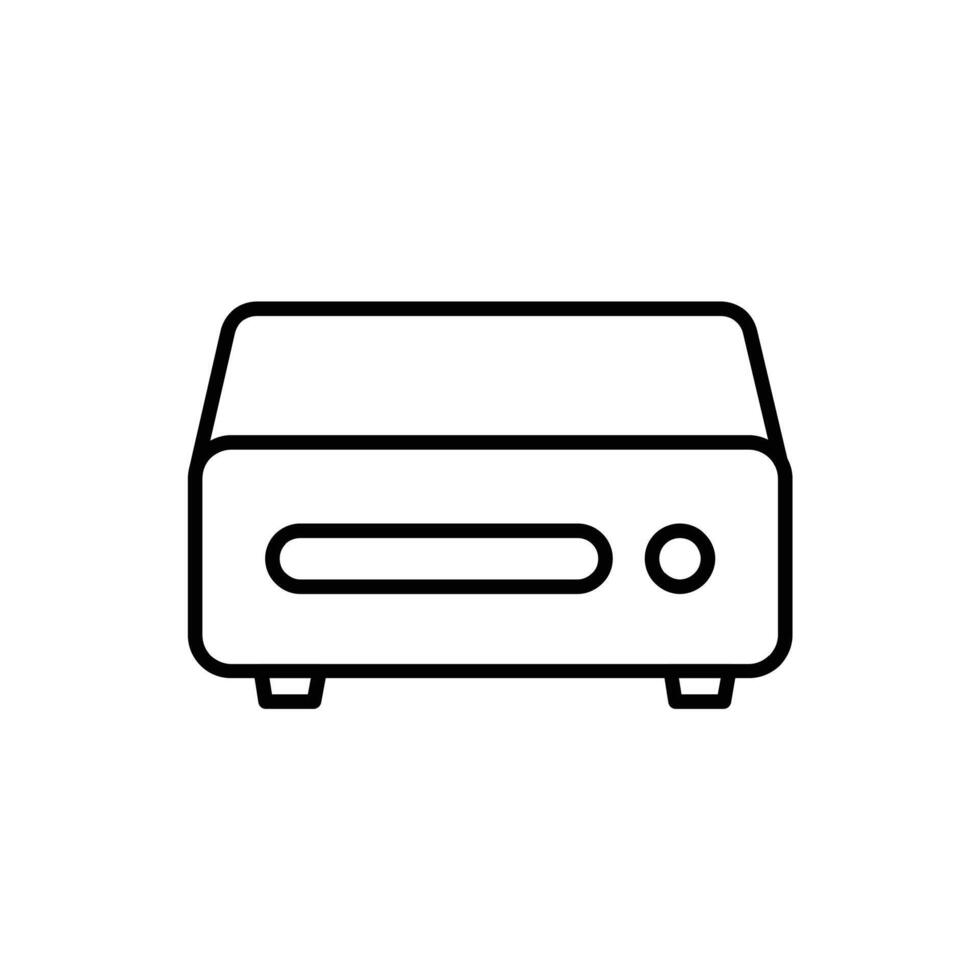 Mini Pc line icon design illustration vector