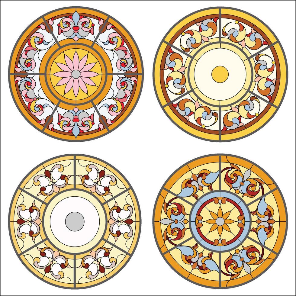 hermosa mandala vectores