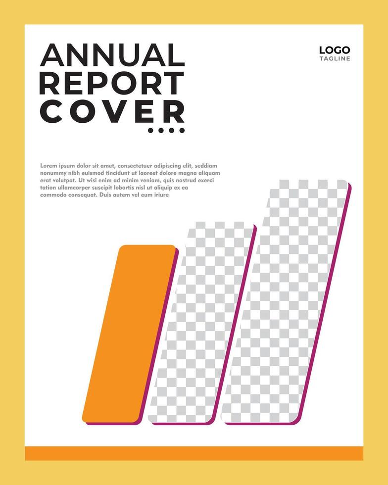 anual cubrir modelo diseño vector