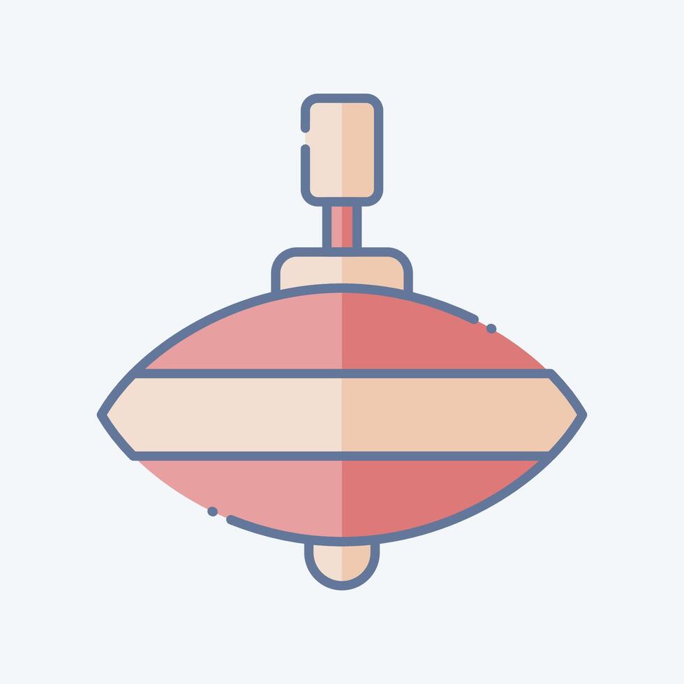 Icon Whirligig. related to Ring symbol. doodle style. simple design editable. simple illustration vector