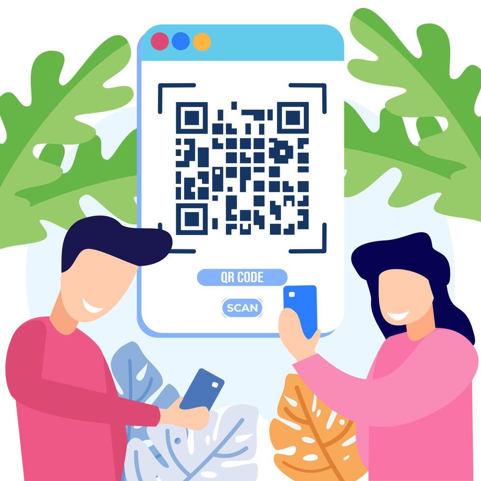 Illustration vector graphic cartoon character of barcode