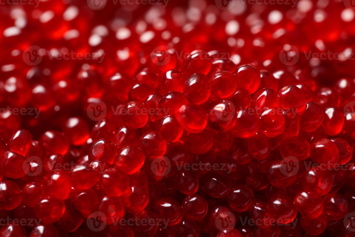 AI generated Macro texture of delicious fresh salmon fish red caviar, close up. AI generated. photo