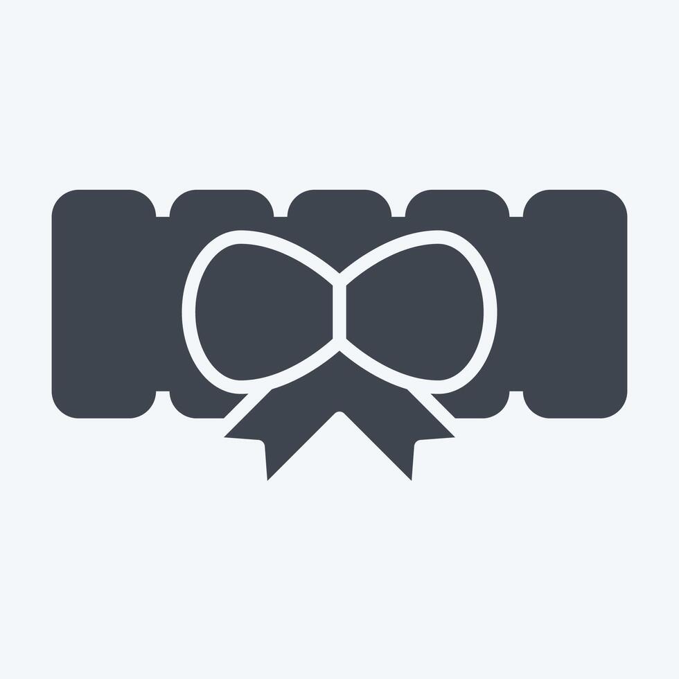Icon Garter. related to Ring symbol. glyph style. simple design editable. simple illustration vector