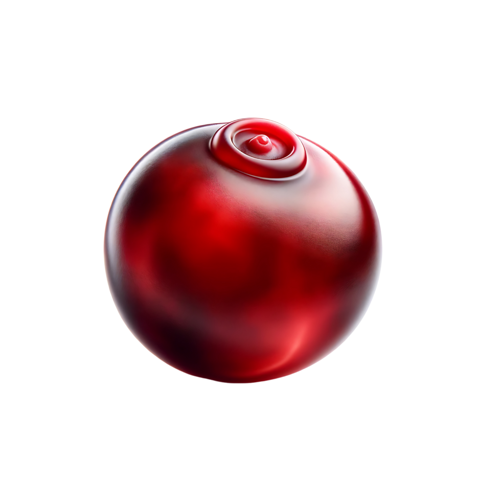 AI generated Cranberry isolated on Background. PNG Fruits Transparent Background