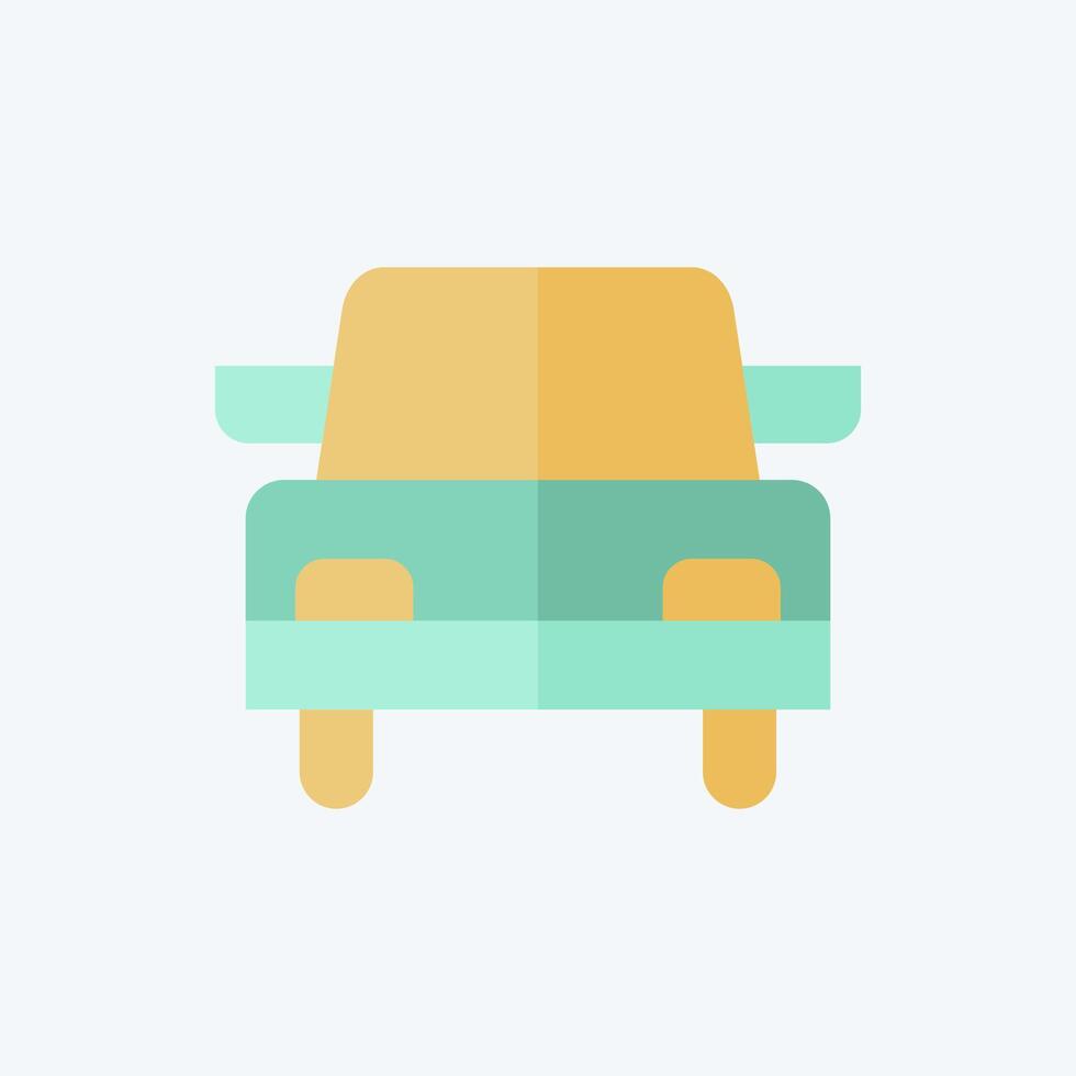 Icon Wedding Car. related to Ring symbol. flat style. simple design editable. simple illustration vector