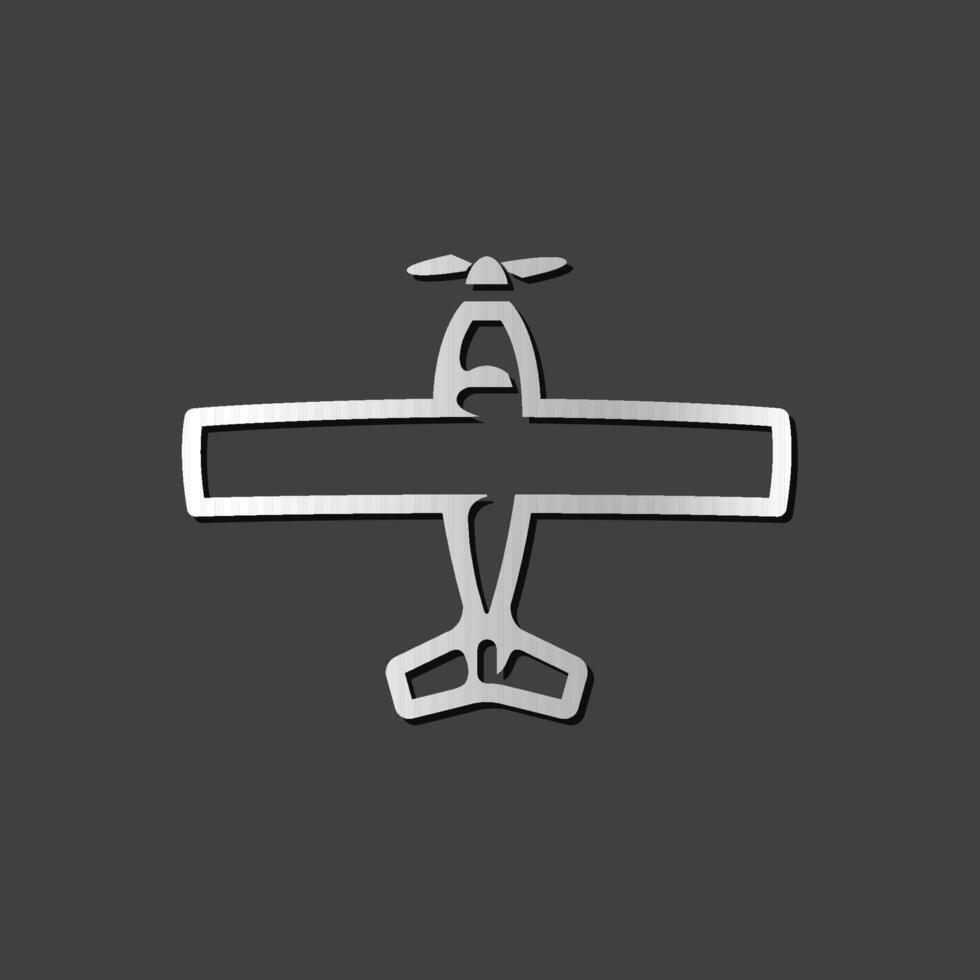 World War icon in metallic grey color style. vector