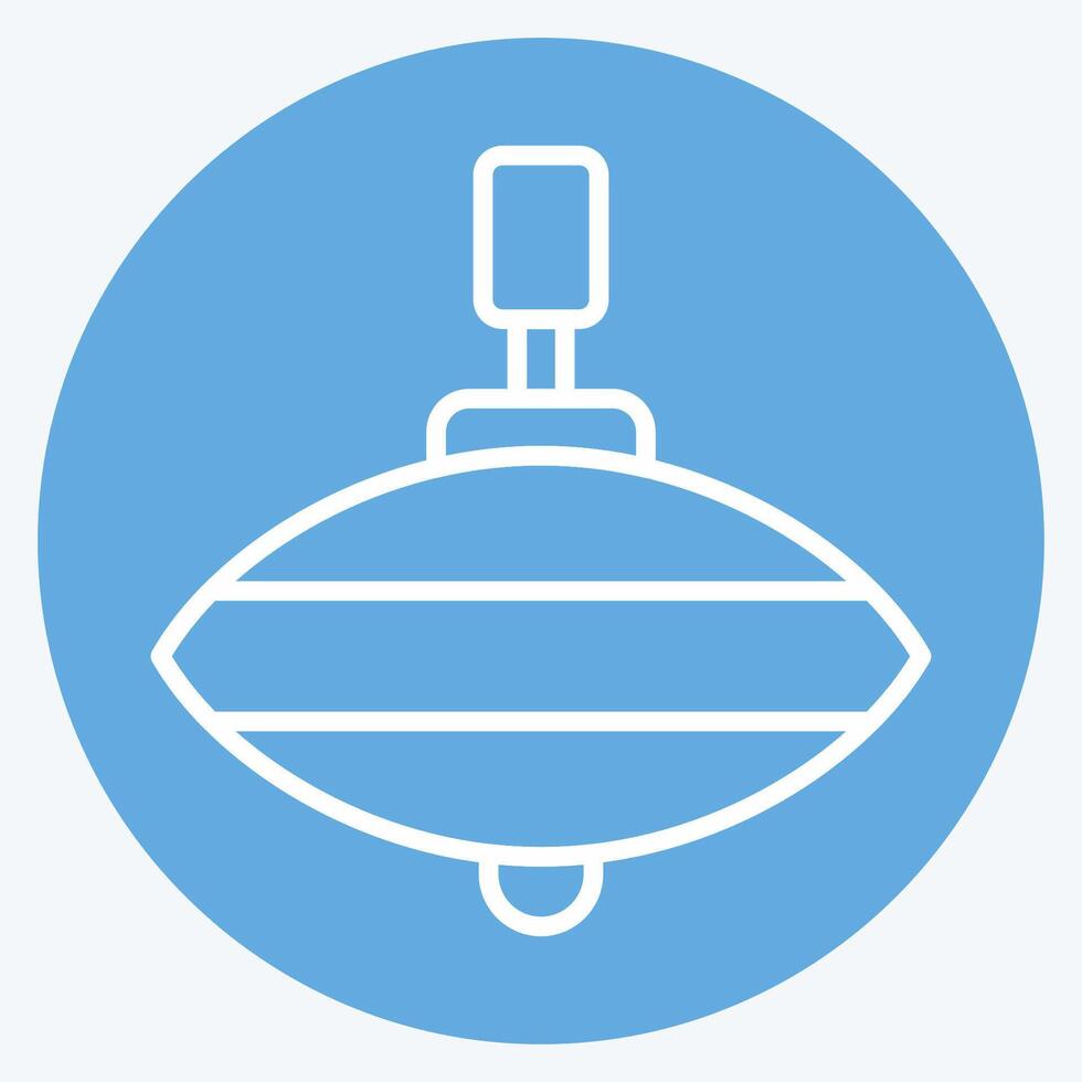 Icon Whirligig. related to Ring symbol. blue eyes style. simple design editable. simple illustration vector