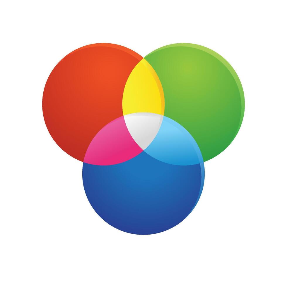 Color wheels icon in color. Vector illustration.