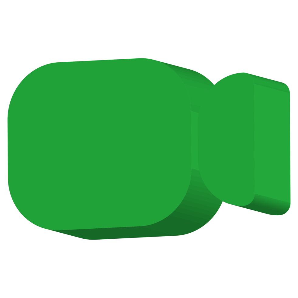 modern 3d groen sjabloon WhatsApp koppel illustratie. internet netwerk concept. png