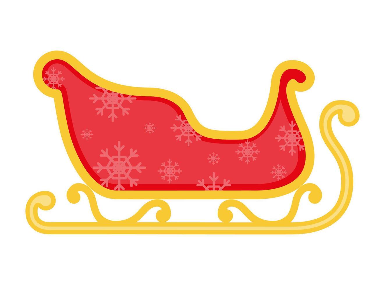 Navidad Papa Noel claus trineo valores vector ilustración aislado en blanco antecedentes