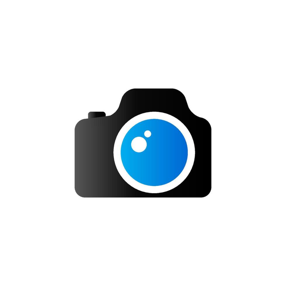 Camera icon in duo tone color. Photography picture imaging vector