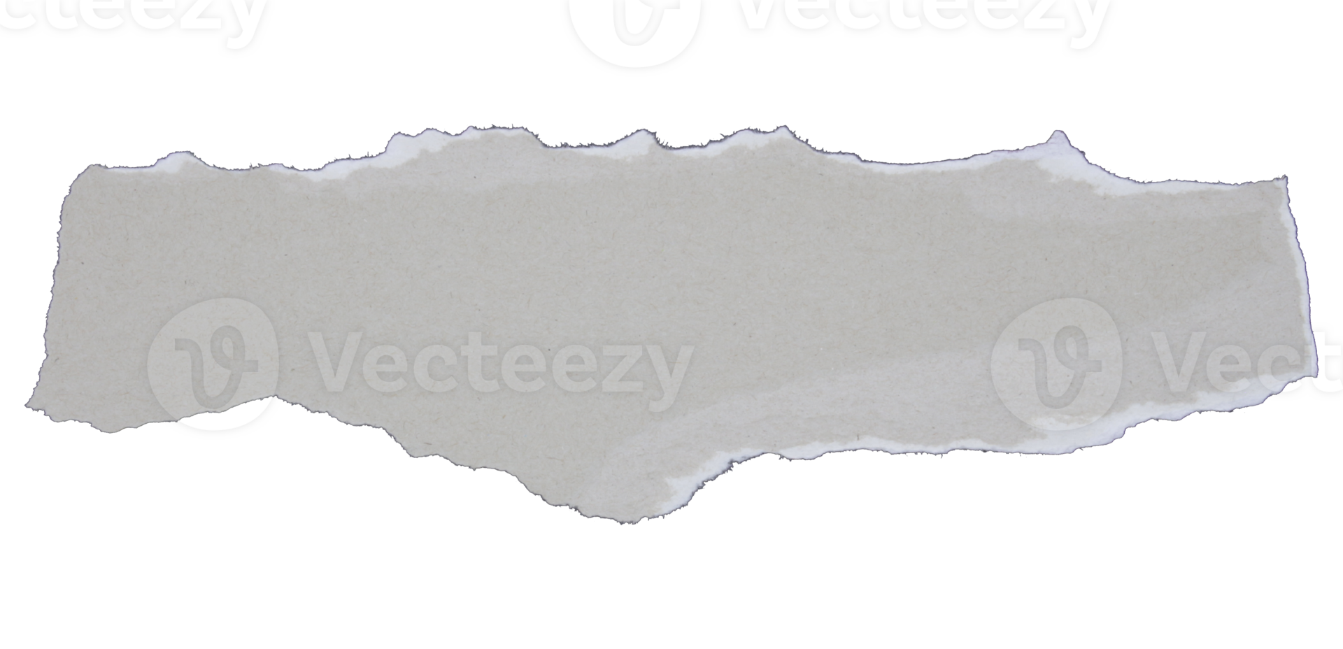 piece of white paper tear isolated on transparent background png file