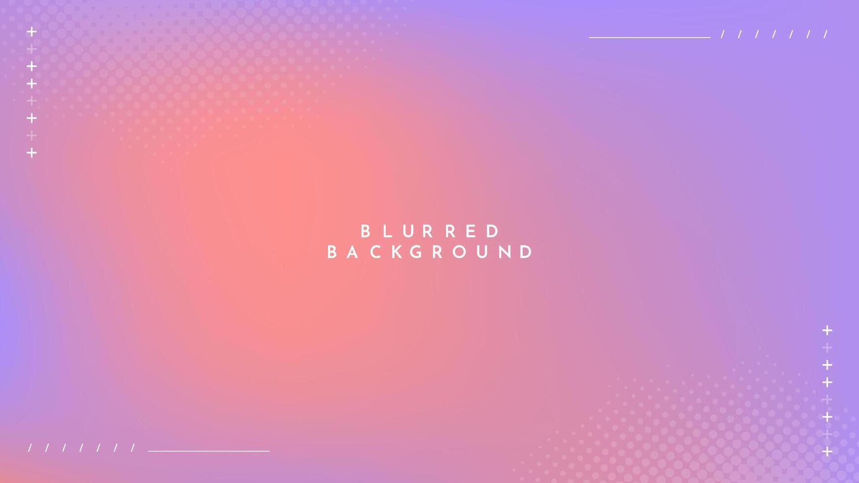 Gradient blurred background in shades of purple and orange. Ideal for web banners, social media posts, or any design project that requires a calming backdrop vector