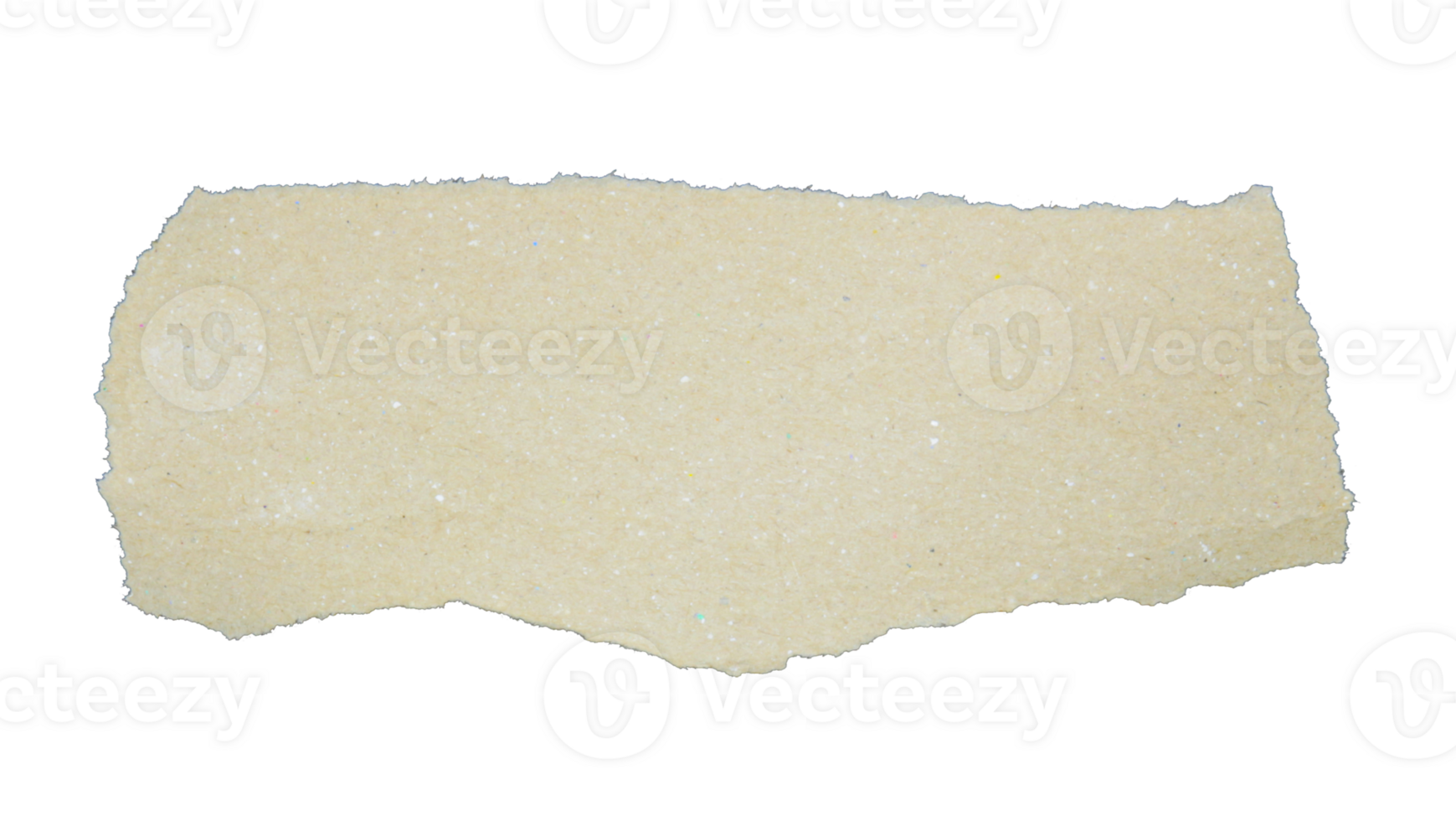 piece of white paper tear isolated on transparent background png file