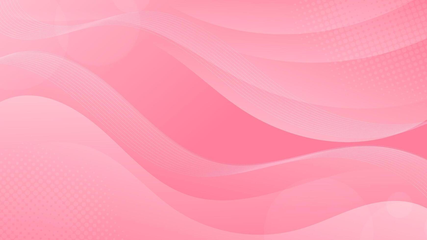 Abstract Pink Background with Wavy Shapes. flowing and curvy shapes. This asset is suitable for website backgrounds, flyers, posters, and digital art projects. vector