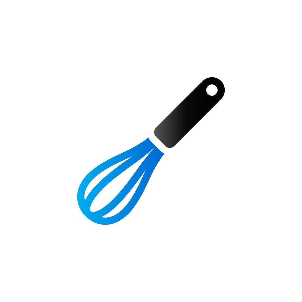 Eggbeater icon in duo tone color. Cooking kitchenware utensil vector