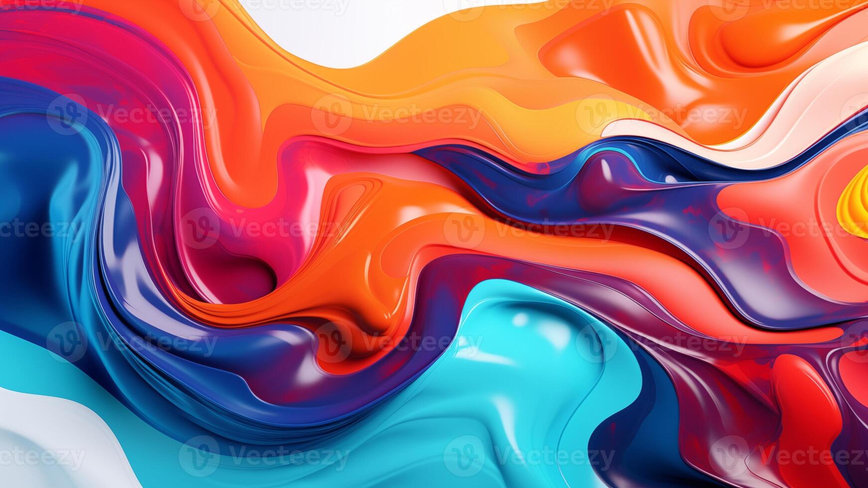 AI generated Liquid Abstract Background photo