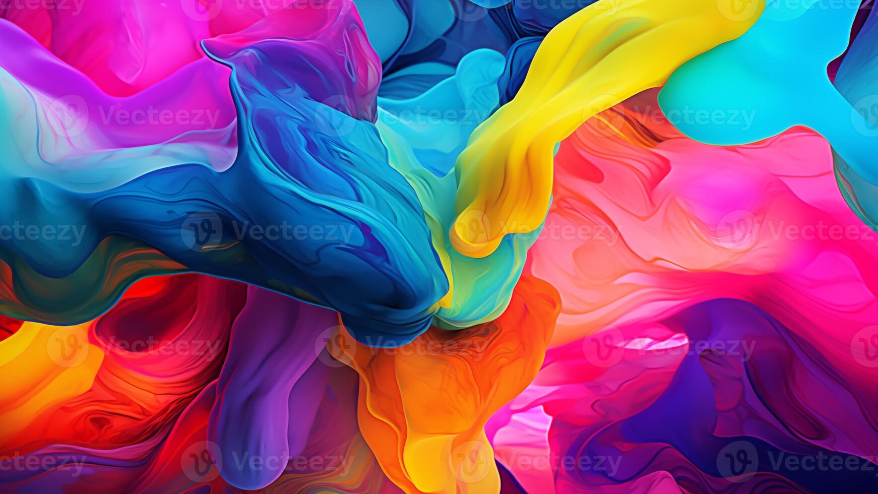 AI generated Liquid Abstract Background photo