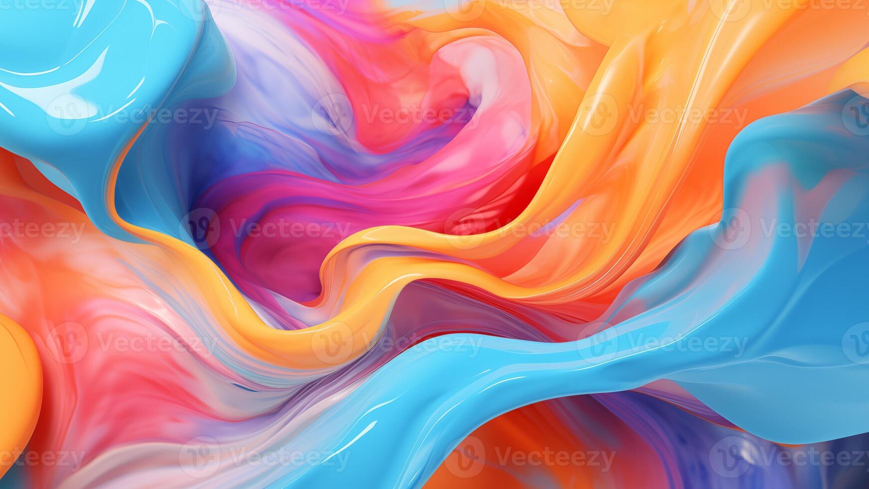 AI generated Liquid Abstract Background photo