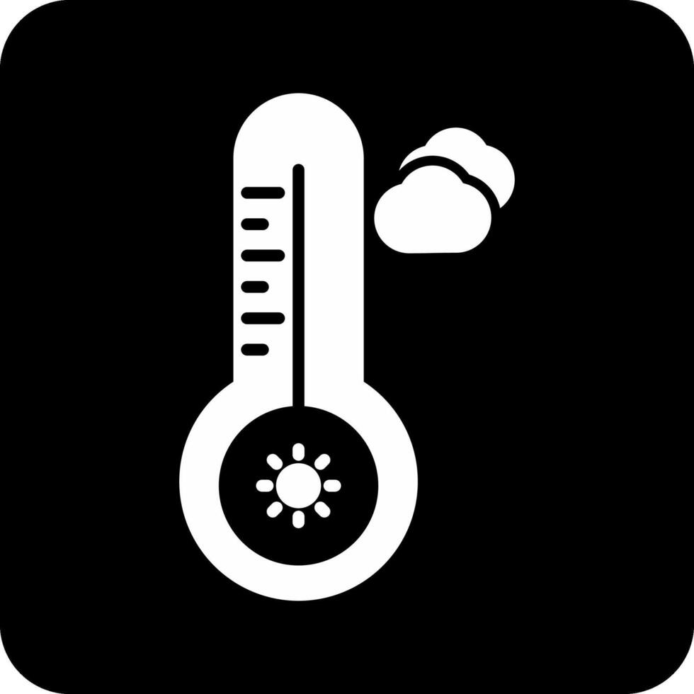 Temperature Hot Vector Icon