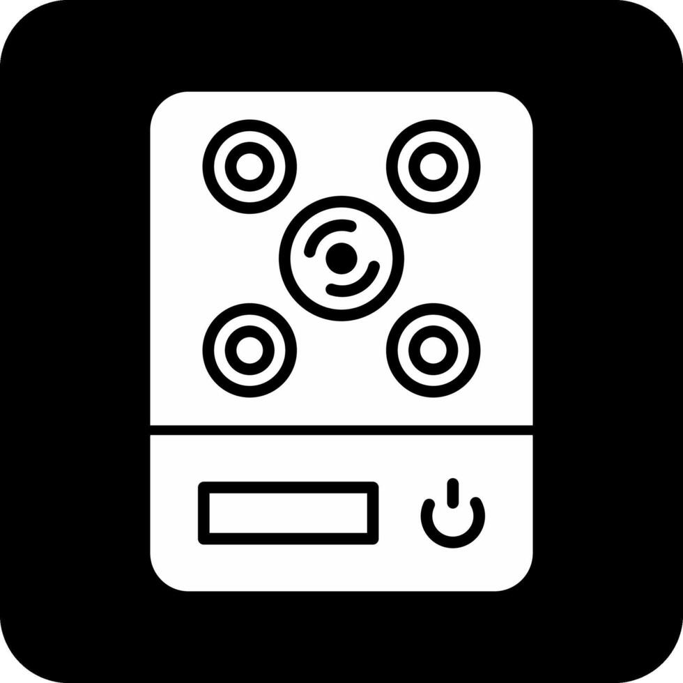 Induction Stove Vector Icon