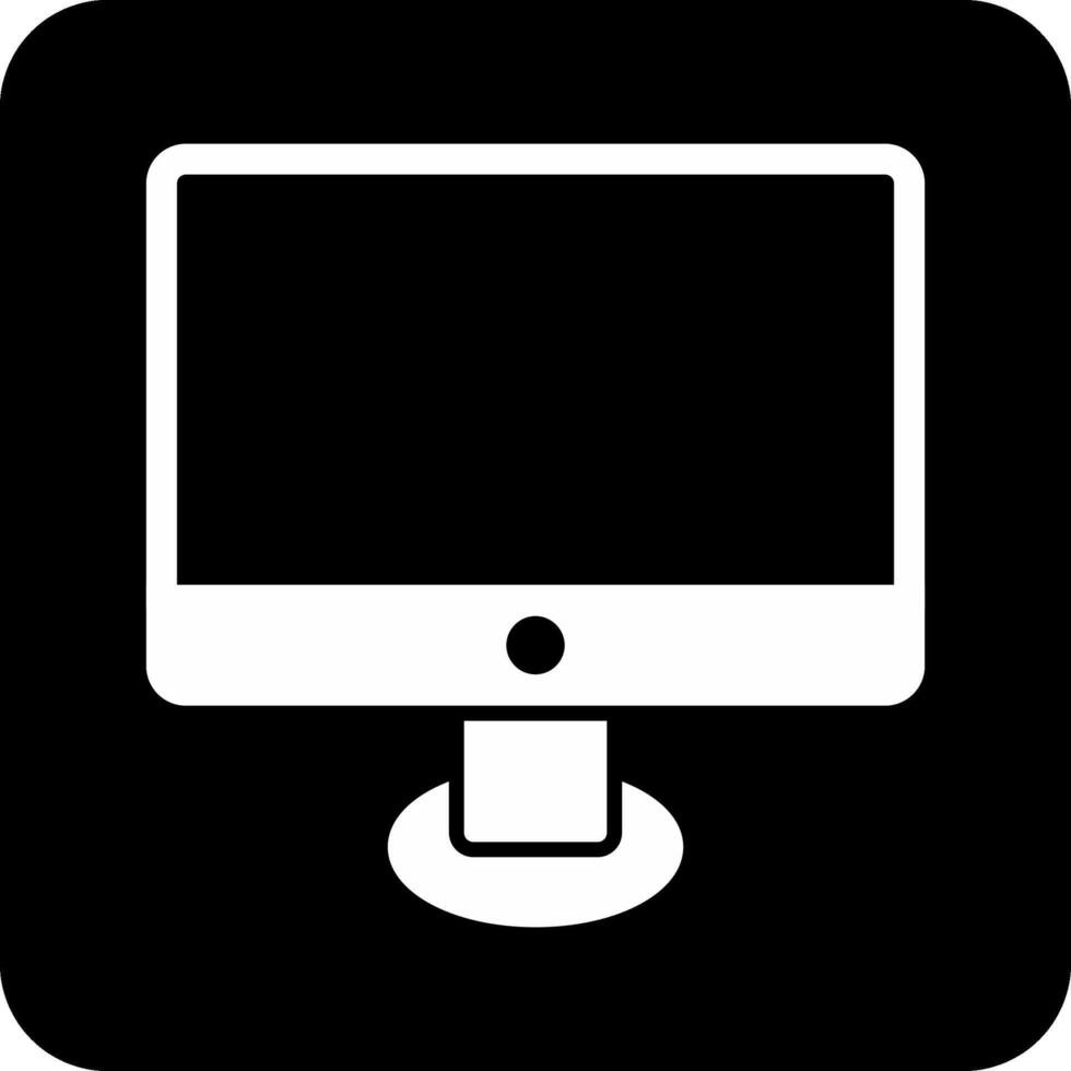 Moniter Screen Vector Icon