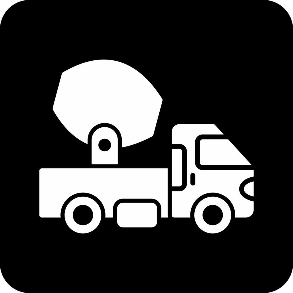 Cement Truck Vector Icon