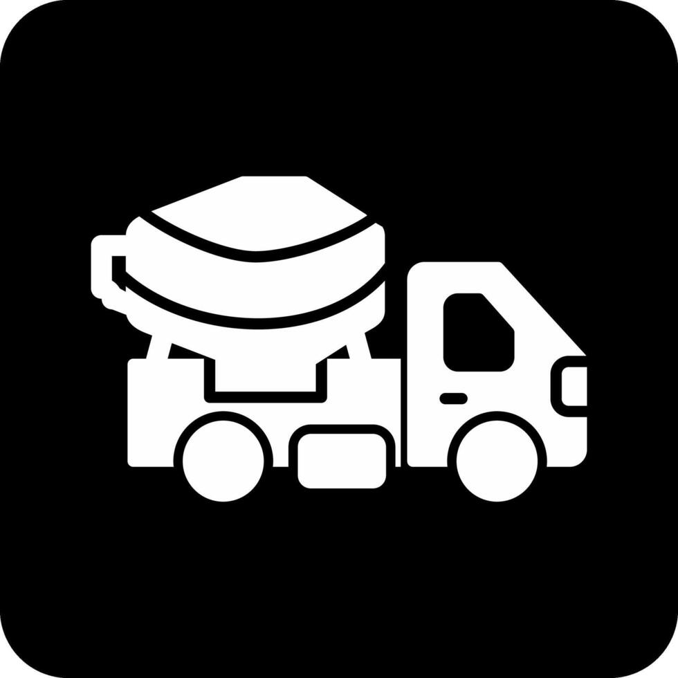 Cement Truck Vector Icon