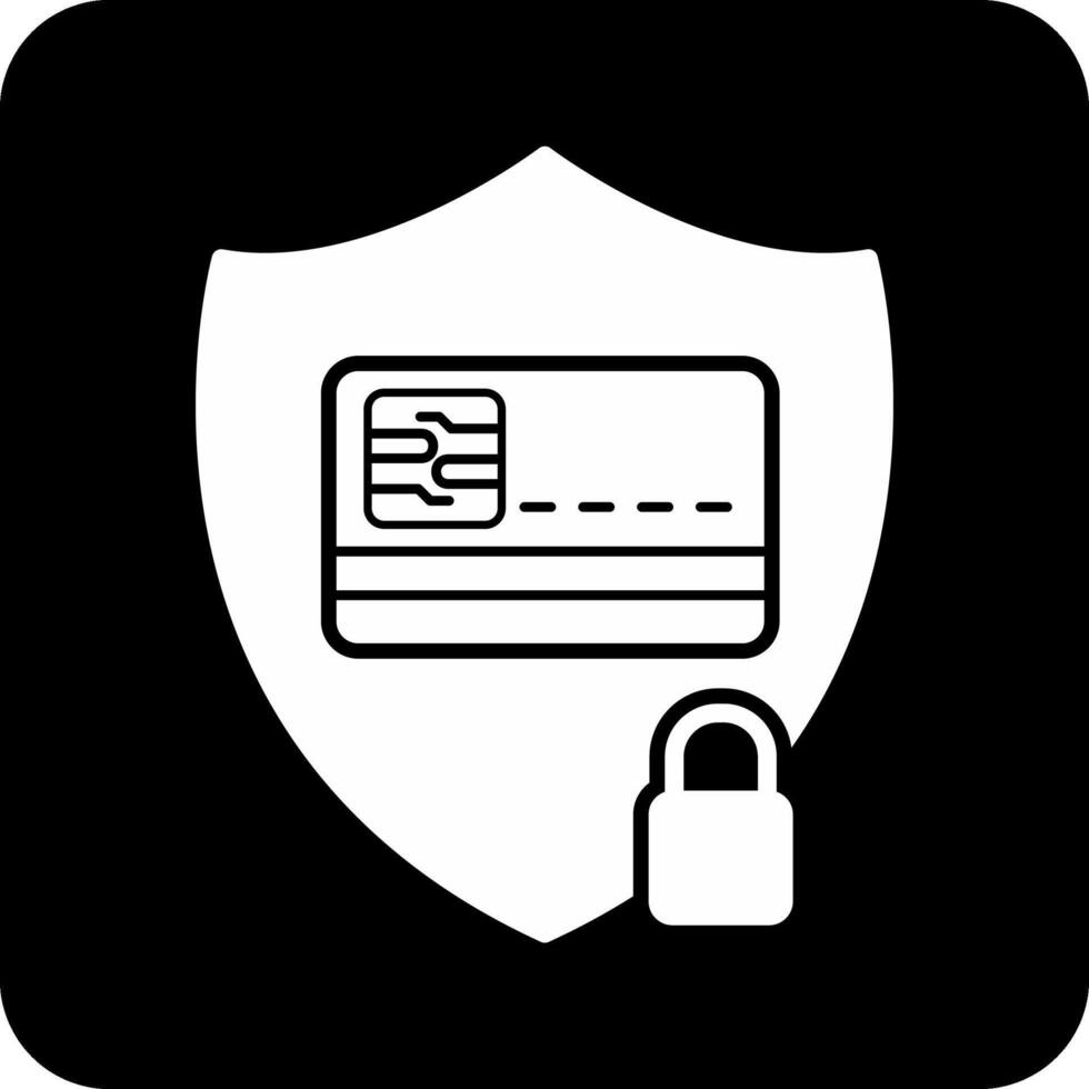 tarjeta seguridad vecto icono vector