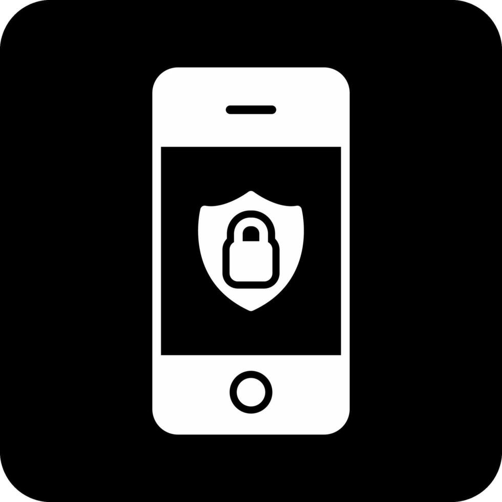 Mobile Security Vector Icon