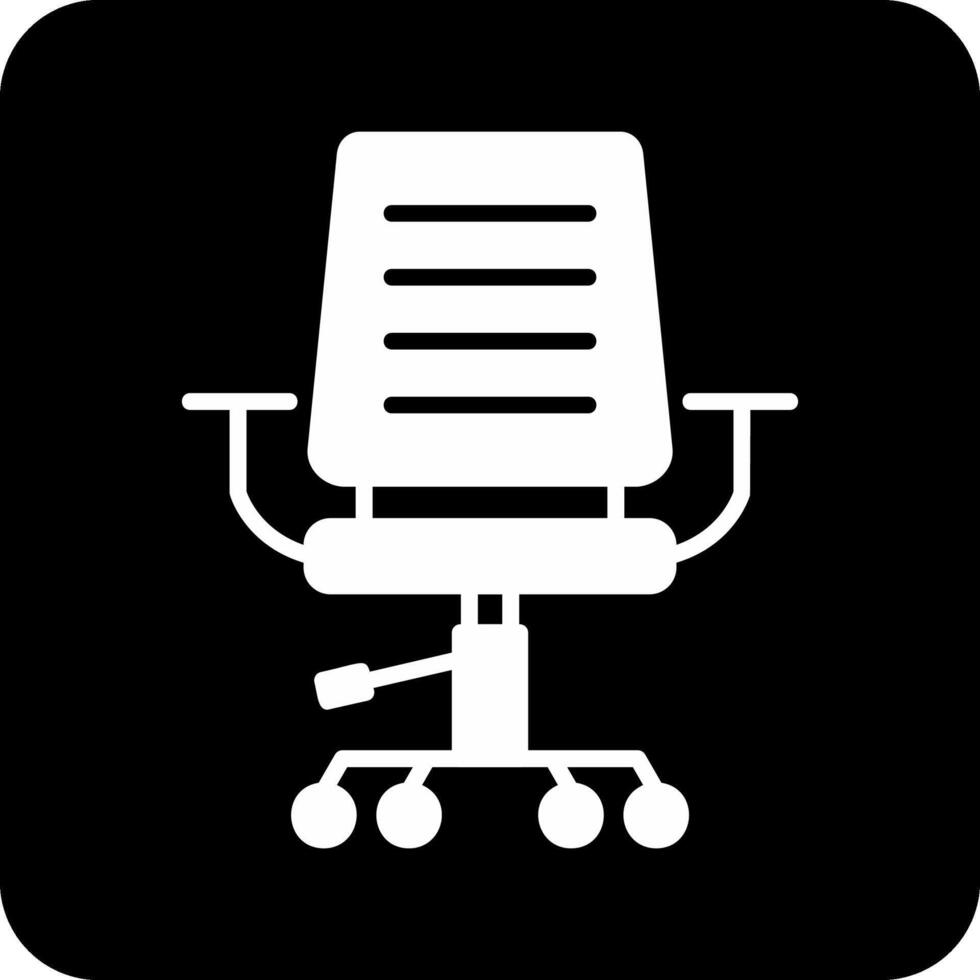 oficina silla vecto icono vector