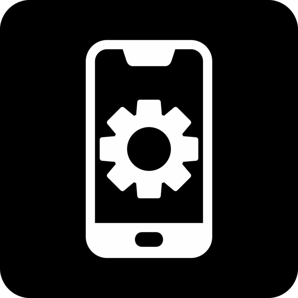 Mobile Setting Vector Icon