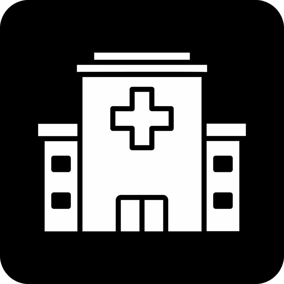 hospital edificio vecto icono vector