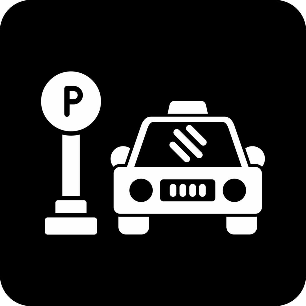 estacionamiento vecto icono vector