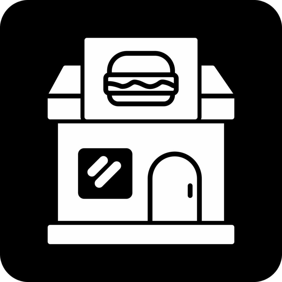 comida tienda vecto icono vector
