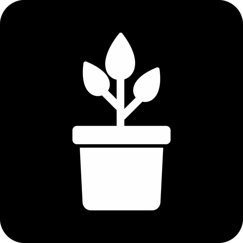 planta maceta vecto icono vector