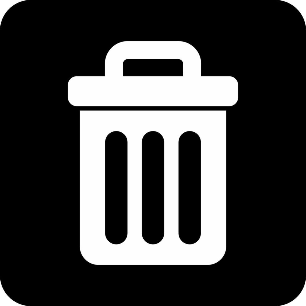 Trash Bin Vector Icon