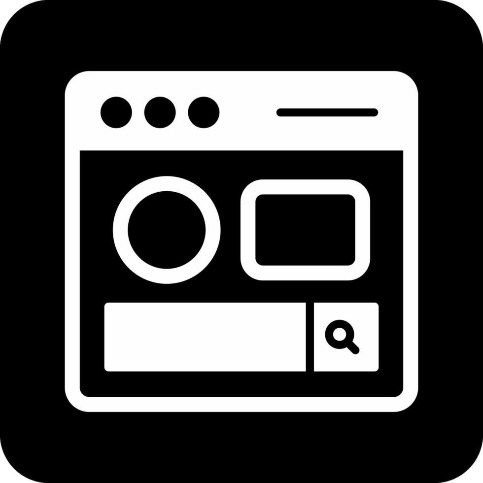 Search Page Vector Icon