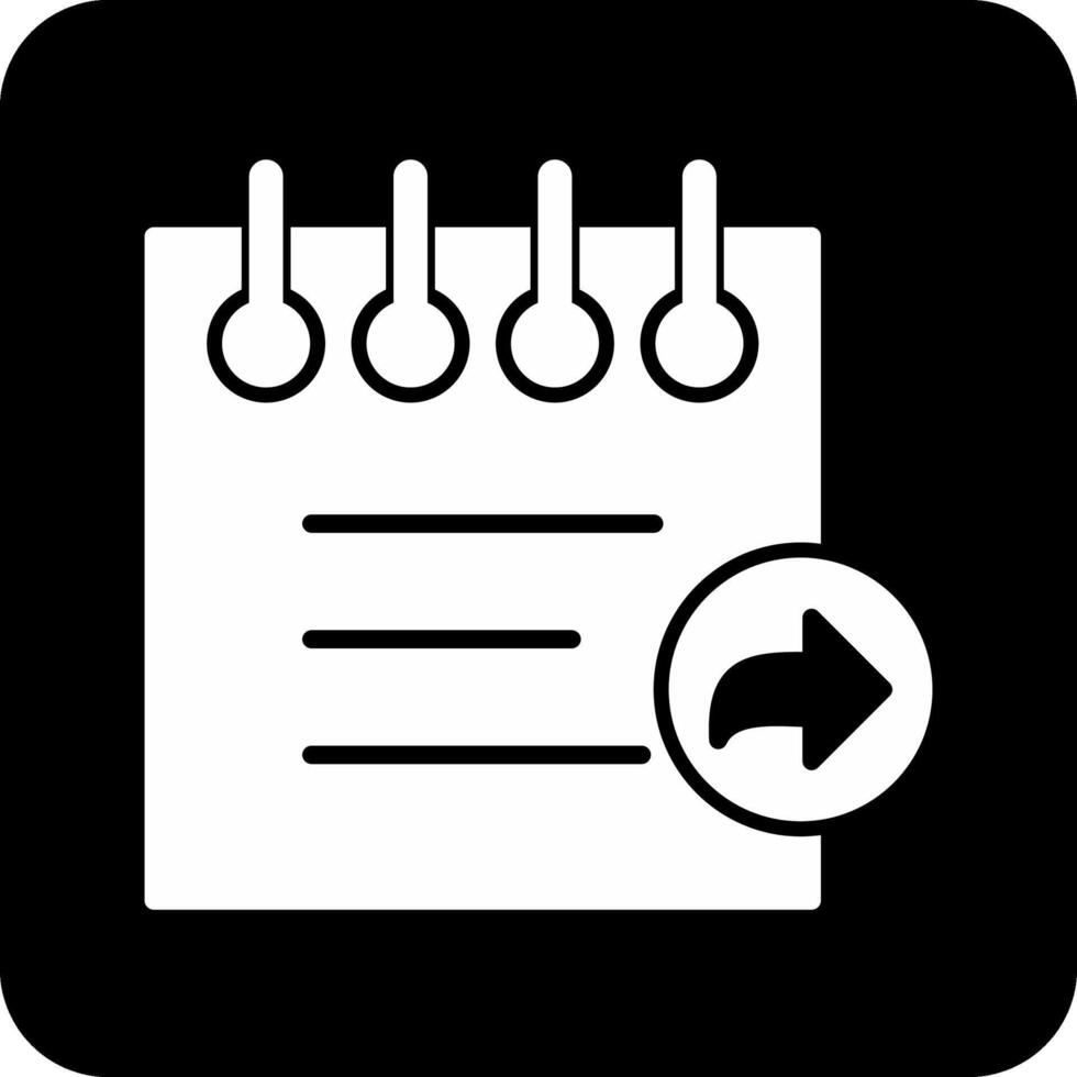 Notes Share Vector Icon