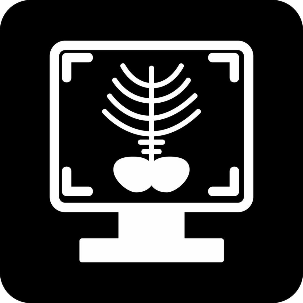 X-ray Bone Vector Icon