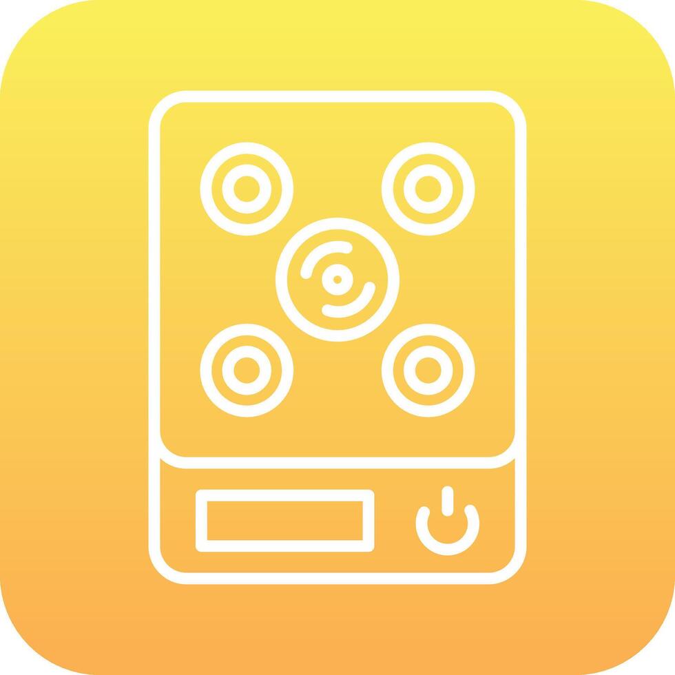 Induction Stove Vector Icon