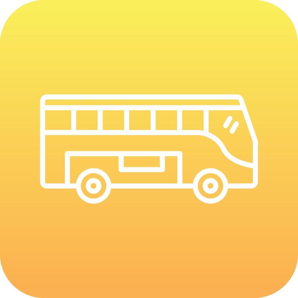 autobús vecto icono vector