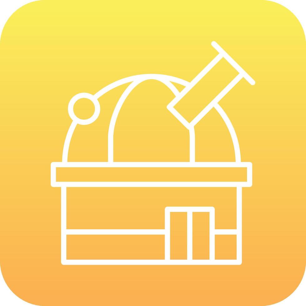 Space Observatory Vector Icon